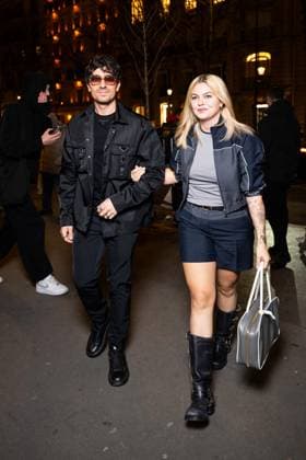 Celebrities arrive at the Miu Miu after party at the Gigi club in Paris during Fashion Week PFW Louane Emera and her fiancé Florian Rossi at the Miu Miu after party at the Gigi club in Paris during Fashion Week PFW on 11 March 2025 Perusseau Da Silva Bestimage Miu Miu s after party at the Gigi club in Paris during Fashion Week PFW on 11 March 2025 Paris France  Copyright: xTizianoxDaxSilvax-xPierrexPerusseaux xBestimagexTizianoxDaxSilvax-xPierrexPerusseaux xBestimagex