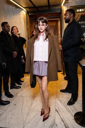 Celebrities arrive at the Miu Miu after party at the Gigi club in Paris during Fashion Week PFW Úrsula Corberó at the Miu Miu after party at the Gigi club in Paris during Fashion Week PFW on 11 March 2025 Perusseau Da Silva Bestimage Miu Miu s after party at the Gigi club in Paris during Fashion Week PFW on 11 March 2025 Paris France  Copyright: xTizianoxDaxSilvax-xPierrexPerusseaux xBestimagexTizianoxDaxSilvax-xPierrexPerusseaux xBestimagex