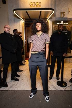 Celebrities arrive at Miu Mius after party at the Gigi club in Paris during Fashion Week PFW Cindy Bruna at Miu Mius after party at the Gigi club in Paris during Fashion Week PFW on 11 March 2025 Perusseau Da Silva Bestimage Miu Mius after party at the Gigi club in Paris during Fashion Week PFW on 11 March 2025 Paris France  Copyright: xTizianoxDaxSilvax-xPierrexPerusseaux xBestimagexTizianoxDaxSilvax-xPierrexPerusseaux xBestimagex