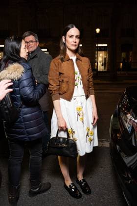 Celebrities arrive at Miu Mius after party at the Gigi club in Paris during Fashion Week PFW Sarah Paulson at Miu Mius after party at the Gigi club in Paris during Fashion Week PFW on 11 March 2025 Perusseau Da Silva Bestimage Miu Mius after party at the Gigi club in Paris during Fashion Week PFW on 11 March 2025 Paris France  Copyright: xTizianoxDaxSilvax-xPierrexPerusseaux xBestimagexTizianoxDaxSilvax-xPierrexPerusseaux xBestimagex