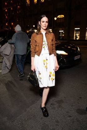 Celebrities arrive at Miu Mius after party at the Gigi club in Paris during Fashion Week PFW Sarah Paulson at Miu Mius after party at the Gigi club in Paris during Fashion Week PFW on 11 March 2025 Perusseau Da Silva Bestimage Miu Mius after party at the Gigi club in Paris during Fashion Week PFW on 11 March 2025 Paris France  Copyright: xTizianoxDaxSilvax-xPierrexPerusseaux xBestimagexTizianoxDaxSilvax-xPierrexPerusseaux xBestimagex