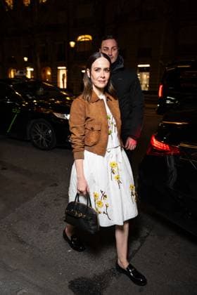 Celebrities arrive at Miu Mius after party at the Gigi club in Paris during Fashion Week PFW Sarah Paulson at Miu Mius after party at the Gigi club in Paris during Fashion Week PFW on 11 March 2025 Perusseau Da Silva Bestimage Miu Mius after party at the Gigi club in Paris during Fashion Week PFW on 11 March 2025 Paris France  Copyright: xTizianoxDaxSilvax-xPierrexPerusseaux xBestimagexTizianoxDaxSilvax-xPierrexPerusseaux xBestimagex