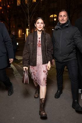 Celebrities arrive at the Miu Miu after party at the Gigi club in Paris during Fashion Week PFW Araya A Hargate at the Miu Miu after party at the Gigi club in Paris during Fashion Week PFW on 11 March 2025 Perusseau Da Silva Bestimage Miu Miu s after party at the Gigi club in Paris during Fashion Week PFW on 11 March 2025 Paris France  Copyright: xTizianoxDaxSilvax-xPierrexPerusseaux xBestimagexTizianoxDaxSilvax-xPierrexPerusseaux xBestimagex