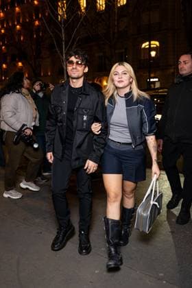 Celebrities arrive at the Miu Miu after party at the Gigi club in Paris during Fashion Week PFW Louane Emera and her fiancé Florian Rossi at the Miu Miu after party at the Gigi club in Paris during Fashion Week PFW on 11 March 2025 Perusseau Da Silva Bestimage Miu Miu s after party at the Gigi club in Paris during Fashion Week PFW on 11 March 2025 Paris France  Copyright: xTizianoxDaxSilvax-xPierrexPerusseaux xBestimagexTizianoxDaxSilvax-xPierrexPerusseaux xBestimagex