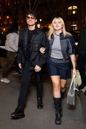 Celebrities arrive at the Miu Miu after party at the Gigi club in Paris during Fashion Week PFW Louane Emera and her fiancé Florian Rossi at the Miu Miu after party at the Gigi club in Paris during Fashion Week PFW on 11 March 2025 Perusseau Da Silva Bestimage Miu Miu s after party at the Gigi club in Paris during Fashion Week PFW on 11 March 2025 Paris France  Copyright: xTizianoxDaxSilvax-xPierrexPerusseaux xBestimagexTizianoxDaxSilvax-xPierrexPerusseaux xBestimagex