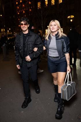 Celebrities arrive at the Miu Miu after party at the Gigi club in Paris during Fashion Week PFW Louane Emera and her fiancé Florian Rossi at the Miu Miu after party at the Gigi club in Paris during Fashion Week PFW on 11 March 2025 Perusseau Da Silva Bestimage Miu Miu s after party at the Gigi club in Paris during Fashion Week PFW on 11 March 2025 Paris France  Copyright: xTizianoxDaxSilvax-xPierrexPerusseaux xBestimagexTizianoxDaxSilvax-xPierrexPerusseaux xBestimagex
