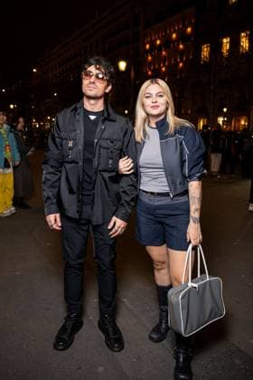 Celebrities arrive at the Miu Miu after party at the Gigi club in Paris during Fashion Week PFW Louane Emera and her fiancé Florian Rossi at the Miu Miu after party at the Gigi club in Paris during Fashion Week PFW on 11 March 2025 Perusseau Da Silva Bestimage Miu Miu s after party at the Gigi club in Paris during Fashion Week PFW on 11 March 2025 Paris France  Copyright: xTizianoxDaxSilvax-xPierrexPerusseaux xBestimagexTizianoxDaxSilvax-xPierrexPerusseaux xBestimagex