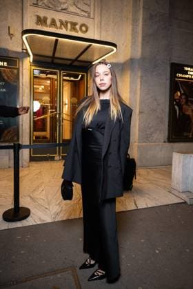 Celebrities arrive at Miu Mius after party at the Gigi club in Paris during Fashion Week PFW Kim Higelin at Miu Mius after party at the Gigi club in Paris during Fashion Week PFW on 11 March 2025 Perusseau Da Silva Bestimage Miu Mius after party at the Gigi club in Paris during Fashion Week PFW on 11 March 2025 Paris France  Copyright: xTizianoxDaxSilvax-xPierrexPerusseaux xBestimagexTizianoxDaxSilvax-xPierrexPerusseaux xBestimagex