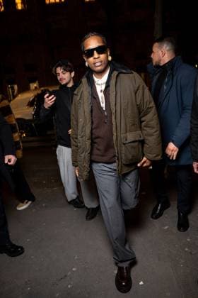 Celebrities arrive at Miu Mius after party at the Gigi club in Paris during Fashion Week PFW ASAP Rocky at Miu Mius after party at the Gigi club in Paris during Fashion Week PFW on 11 March 2025 Perusseau Da Silva Bestimage Miu Mius after party at the Gigi club in Paris during Fashion Week PFW on 11 March 2025 Paris France  Copyright: xTizianoxDaxSilvax-xPierrexPerusseaux xBestimagexTizianoxDaxSilvax-xPierrexPerusseaux xBestimagex