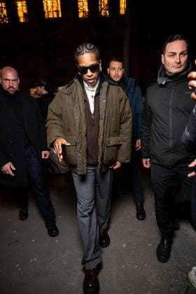 Celebrities arrive at Miu Mius after party at the Gigi club in Paris during Fashion Week PFW ASAP Rocky at Miu Mius after party at the Gigi club in Paris during Fashion Week PFW on 11 March 2025 Perusseau Da Silva Bestimage Miu Mius after party at the Gigi club in Paris during Fashion Week PFW on 11 March 2025 Paris France  Copyright: xTizianoxDaxSilvax-xPierrexPerusseaux xBestimagexTizianoxDaxSilvax-xPierrexPerusseaux xBestimagex