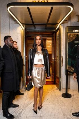 Celebrities arrive at Miu Mius after party at the Gigi club in Paris during Fashion Week PFW Laura Harrier at Miu Mius after party at the Gigi club in Paris during Fashion Week PFW on 11 March 2025 Perusseau Da Silva Bestimage Miu Mius after party at the Gigi club in Paris during Fashion Week PFW on 11 March 2025 Paris France  Copyright: xTizianoxDaxSilvax-xPierrexPerusseaux xBestimagexTizianoxDaxSilvax-xPierrexPerusseaux xBestimagex