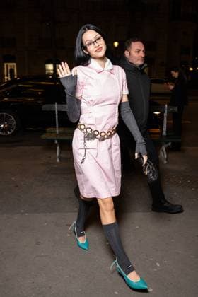 Celebrities arrive at Miu Mius after party at the Gigi club in Paris during Fashion Week PFW Amelia Gray Hamlin at Miu Mius after party at the Gigi club in Paris during Fashion Week PFW on 11 March 2025 Perusseau Da Silva Bestimage Miu Mius after party at the Gigi club in Paris during Fashion Week PFW on 11 March 2025 Paris France  Copyright: xTizianoxDaxSilvax-xPierrexPerusseaux xBestimagexTizianoxDaxSilvax-xPierrexPerusseaux xBestimagex