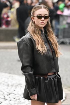 PFW Miu Miu Arrivals Sydney Sweeney attending the Miu Miu Womenswear Fall Winter 2025-2026 show as part of Paris Fashion Week in Paris, France on March 11, 2025. Photo by Aurore Marechal ABACAPRESS.COM Paris France  Copyright: xMarechalxAurore ABACAx
