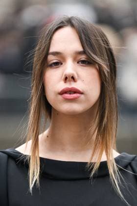 PFW Miu Miu Arrivals Kim Higelin attending the Miu Miu Womenswear Fall Winter 2025-2026 show as part of Paris Fashion Week in Paris, France on March 11, 2025. Photo by Aurore Marechal ABACAPRESS.COM Paris France  Copyright: xMarechalxAurore ABACAx