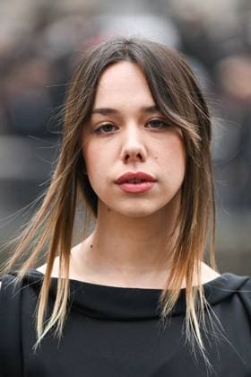 PFW Miu Miu Arrivals Kim Higelin attending the Miu Miu Womenswear Fall Winter 2025-2026 show as part of Paris Fashion Week in Paris, France on March 11, 2025. Photo by Aurore Marechal ABACAPRESS.COM Paris France  Copyright: xMarechalxAurore ABACAx