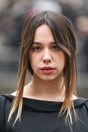 PFW Miu Miu Arrivals Kim Higelin attending the Miu Miu Womenswear Fall Winter 2025-2026 show as part of Paris Fashion Week in Paris, France on March 11, 2025. Photo by Aurore Marechal ABACAPRESS.COM Paris France  Copyright: xMarechalxAurore ABACAx