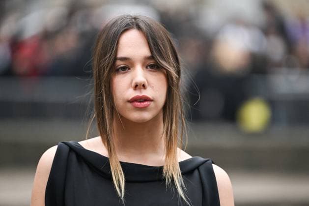 PFW Miu Miu Arrivals Kim Higelin attending the Miu Miu Womenswear Fall Winter 2025-2026 show as part of Paris Fashion Week in Paris, France on March 11, 2025. Photo by Aurore Marechal ABACAPRESS.COM Paris France  Copyright: xMarechalxAurore ABACAx