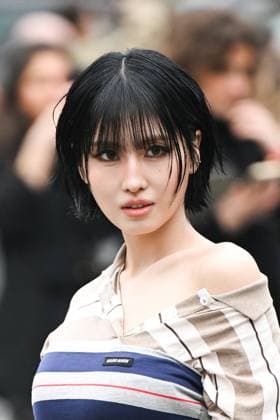 PFW Miu Miu Arrivals Momo attending the Miu Miu Womenswear Fall Winter 2025-2026 show as part of Paris Fashion Week in Paris, France on March 11, 2025. Photo by Aurore Marechal ABACAPRESS.COM Paris France  Copyright: xMarechalxAurore ABACAx