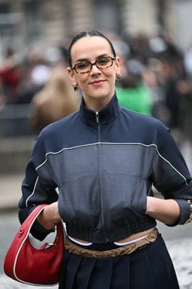 PFW Miu Miu Arrivals Pauline Ducruet attending the Miu Miu Womenswear Fall Winter 2025-2026 show as part of Paris Fashion Week in Paris, France on March 11, 2025. Photo by Aurore Marechal ABACAPRESS.COM Paris France  Copyright: xMarechalxAurore ABACAx