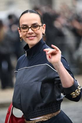 PFW Miu Miu Arrivals Pauline Ducruet attending the Miu Miu Womenswear Fall Winter 2025-2026 show as part of Paris Fashion Week in Paris, France on March 11, 2025. Photo by Aurore Marechal ABACAPRESS.COM Paris France  Copyright: xMarechalxAurore ABACAx
