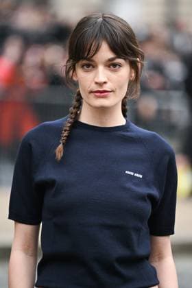 PFW Miu Miu Arrivals Emma Mackey attending the Miu Miu Womenswear Fall Winter 2025-2026 show as part of Paris Fashion Week in Paris, France on March 11, 2025. Photo by Aurore Marechal ABACAPRESS.COM Paris France  Copyright: xMarechalxAurore ABACAx