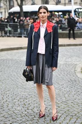 PFW Miu Miu Arrivals Alma Jodorowski attending the Miu Miu Womenswear Fall Winter 2025-2026 show as part of Paris Fashion Week in Paris, France on March 11, 2025. Photo by Aurore Marechal ABACAPRESS.COM Paris France  Copyright: xMarechalxAurore ABACAx