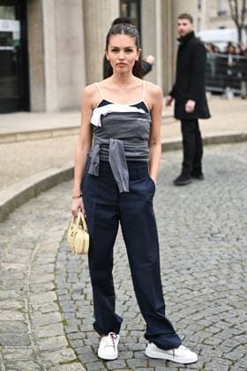 PFW Miu Miu Arrivals Thylane Blondeau attending the Miu Miu Womenswear Fall Winter 2025-2026 show as part of Paris Fashion Week in Paris, France on March 11, 2025. Photo by Aurore Marechal ABACAPRESS.COM Paris France  Copyright: xMarechalxAurore ABACAx