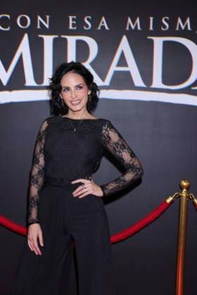 March 11, 2025, Mexico City, Ciudad de Mexico, Mexico: Ximena Herrera poses during a Photocall for the presentation of the Vix Original Series Con Esa Misma Mirada . on March 11, 2025 in Mexico City, Mexico. Mexico City Mexico - ZUMAe321 20250311_zea_e321_046 Copyright: xYamakxPereax