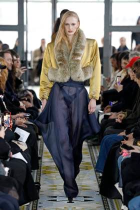 Burc Akyol ready to wear fall winter 2025-2026, Paris, 11 March 2025 Burc Akyol ready to wear fall winter 2025-2026 runway show at Paris fashion week on 11 March 2025., Credit:xxx Avalon Paris, France  Copyright: xxxxx xAvalonx 0974898432