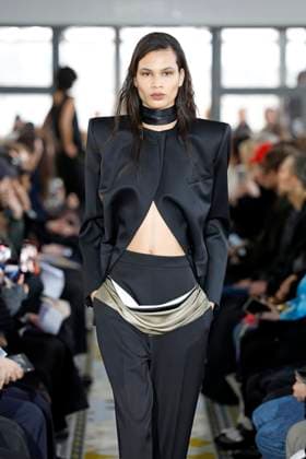 Burc Akyol ready to wear fall winter 2025-2026, Paris, 11 March 2025 Burc Akyol ready to wear fall winter 2025-2026 runway show at Paris fashion week on 11 March 2025., Credit:xxx Avalon Paris, France  Copyright: xxxxx xAvalonx 0974898623