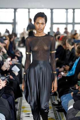 Burc Akyol ready to wear fall winter 2025-2026, Paris, 11 March 2025 Burc Akyol ready to wear fall winter 2025-2026 runway show at Paris fashion week on 11 March 2025., Credit:xxx Avalon Paris, France  Copyright: xxxxx xAvalonx 0974899427
