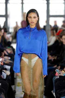 Burc Akyol ready to wear fall winter 2025-2026, Paris, 11 March 2025 Burc Akyol ready to wear fall winter 2025-2026 runway show at Paris fashion week on 11 March 2025., Credit:xxx Avalon Paris, France  Copyright: xxxxx xAvalonx 0974901458