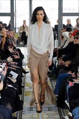 Burc Akyol ready to wear fall winter 2025-2026, Paris, 11 March 2025 Burc Akyol ready to wear fall winter 2025-2026 runway show at Paris fashion week on 11 March 2025., Credit:xxx Avalon Paris, France  Copyright: xxxxx xAvalonx 0974901527