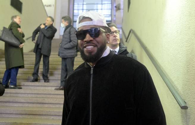 Milan, Samardo Samuels, Former Basketball Player, In Court Milan, Basketball Player, basketball, in court at the hearing of the GIP Milan Milan Italy  Copyright: xIPA ABACAx