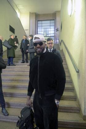 Milan, Samardo Samuels, Former Basketball Player, In Court Milan, Basketball Player, basketball, in court at the hearing of the GIP Milan Milan Italy  Copyright: xIPA ABACAx