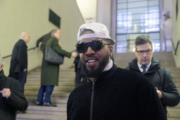 Milan, Samardo Samuels, Former Basketball Player, In Court Milan, Basketball Player, basketball, in court at the hearing of the GIP Milan Milan Italy  Copyright: xIPA ABACAx