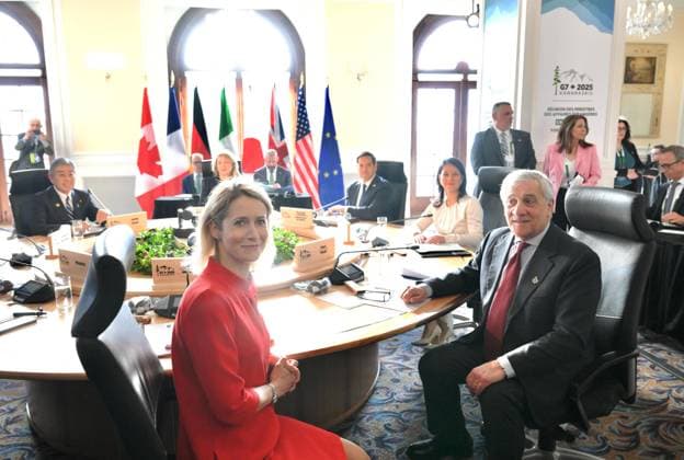 News Bilder des Tages Kanada, Treffen der G7-Außenminister in Charlevoix March 13, 2025, Charlevoix: Il ministro degli Esteri Antonio Tajani in Canada durante la riunione dei Ministri degli Affari Esteri del G7, La Malbaie, Charlevoix, 13 marzo 2025. Italian Foreign Minister Antonio Tajani in Canada during the G7 Foreign Ministers meeting, La Malbaie, Charlevoix, 13 March 2025..ANSA ALESSANDRO DI MEO Charlevoix  - ZUMAa110 20250313_zaf_a110_028 Copyright: xAlessandro Di Meox