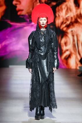 RUSSIA, MOSCOW - MARCH 13, 2025: A model showcases creations during a runway show for the Moscow Art and Industry Institute collection as part of the 4th Moscow Fashion Week at the Manege Central Exhibition Hall. Yevgeny Messman TASS  79070758