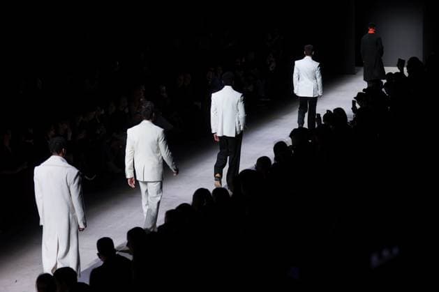 RUSSIA, MOSCOW - MARCH 13, 2025: Models showcase creations during a runway show for the Musawenkosi brand collection as part of the 4th Moscow Fashion Week at the Manege Central Exhibition Hall. Yevgeny Messman TASS  79071455