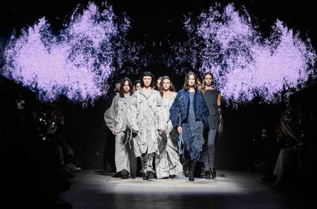 Fourth Moscow Fashion Week 8878019 13.03.2025 Models present creations by the brand ABZAEVA during the 4th Moscow Fashion Week at the Manege Central Exhibition Hall in Moscow, Russia. Ekaterina Chesnokova Sputnik Moscow Russia  Copyright: xEkaterinaxChesnokovax