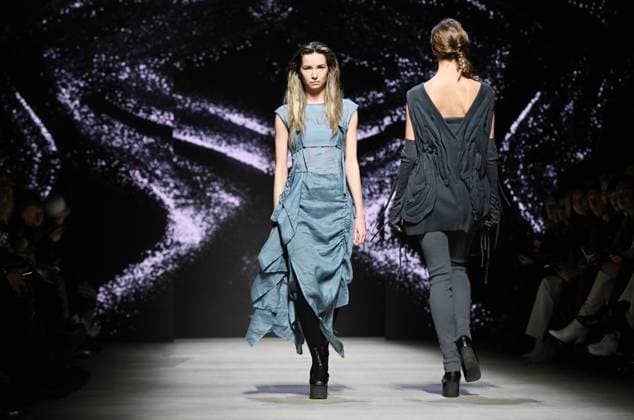 Russia Moscow Fashion Week 8878025 13.03.2025 Models present creations by the brand ABZAEVA during the 4th Moscow Fashion Week at the Manege Central Exhibition Hall in Moscow, Russia. Ekaterina Chesnokova Sputnik Moscow Russia  Copyright: xEkaterinaxChesnokovax