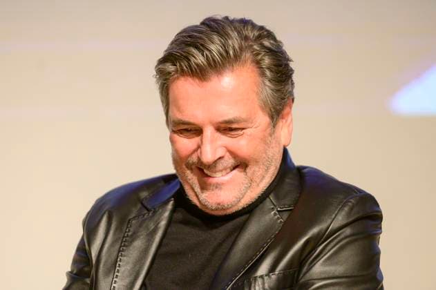 Thomas Anders at the presentation of an original Yamaha KX5 Keytar by Modern Talking with a short performance to the Foundation Haus der Geschichte der Bundesrepublik Deutschland Bonn, 11 03 2025 Foto:xJ.xZumbuschx xFuturexImagex anders_5214