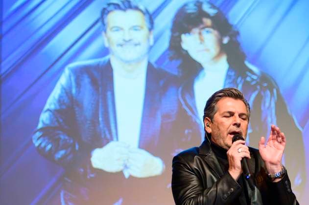 Thomas Anders at the presentation of an original Yamaha KX5 Keytar by Modern Talking with a short performance to the Foundation Haus der Geschichte der Bundesrepublik Deutschland Bonn, 11 03 2025 Foto:xJ.xZumbuschx xFuturexImagex anders_5220
