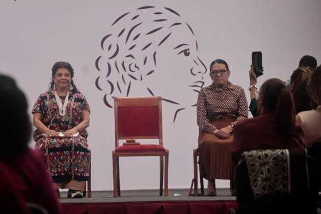 March 14, 2025, Mexico City, Cdmx, Mexico: Mexican President CLAUDIA SHEINBAUM leads the World Conference of Women Parliamentarians at the National Palace. The United Nations (UN) in Geneva, Switzerland, announced a few days ago that the IPU World Conference of Women Parliamentarians would be inaugurated by President CLAUDIA SHEINBAUM. She gave a speech entitled The Path to Parity in Mexico. Women parliamentarians from around the country and abroad, such as the President of the National Assembly of Tanzania, TULIA ACKSON, also spoke. Mexico City Mexico - ZUMAp204 20250314_zip_p204_043 Copyright: xJosuexPerezx