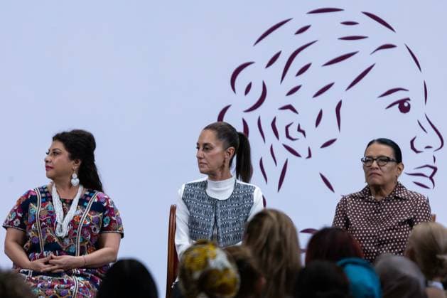 March 14, 2025, Mexico City, Mexico: Mexican President CLAUDIA SHEINBAUM PARDO led, at the National Palace, the opening ceremony of the Inter-Parliamentary Union s (IPU) World Conference of Women Parliamentarians. According to the event organizers, more than 300 participants from around the world will attend. Mexico City Mexico - ZUMAl178 20250314_znp_l178_012 Copyright: xCristianxLeyvax
