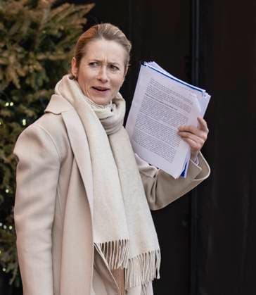March 14, 2025, La Malbaie, Quebec, CANADA: European Union s foreign minister Kaja Kallas leave the G7 Foreign Ministers meeting in La Malbaie, Charlevoix, Quebec, Canada March 13, 2025. La Malbaie CANADA - ZUMAl128 20250314_zap_l128_012 Copyright: xPatricexLapointex