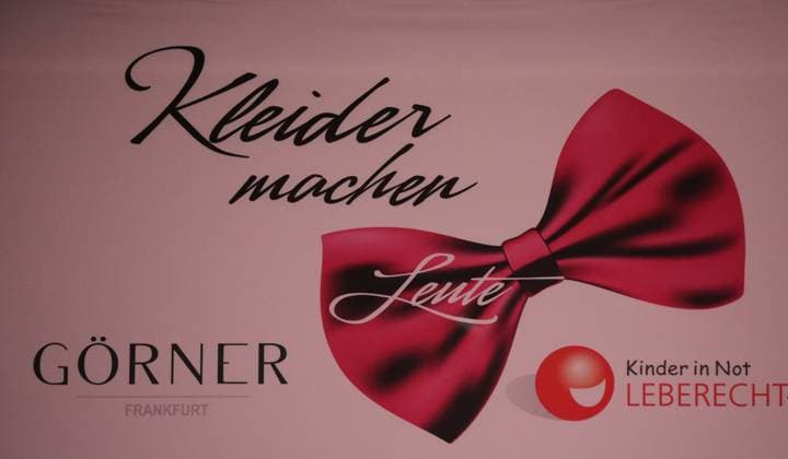 15 03 2025 Neu Isenburg, Hotel Hilton Clothes make the man Benefit Gala Fashion show Celebrities on the catwalk Logo of the event DFL DFB REGULATIONS PROHIBIT ANY USE OF PHOTOGRAPHS AS IMAGE SEQUENCES AND OR QUASI VIDEO HP