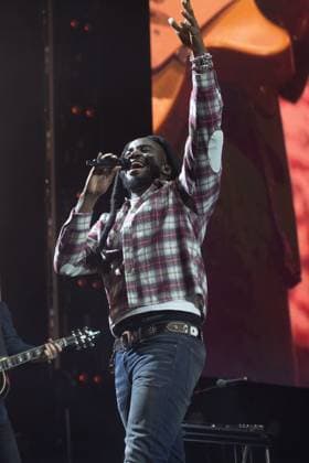 Shaboozey (born Collins Obinna Chibueze) performs at The Country 2 Country Music Festival 2025, Sunday - O2 Arena, London, UK American rapper and singer-songwriter Shaboozey (born Collins Obinna Chibueze) performs at the Country 2 Country (C2C) Music Festival - O2 Arena, London, England, UK on Sunday 16 March 2025., Credit:Justin Ng Avalon UK, England, London, O2 Arena Copyright: xJustinxNgx xAvalonx 0976424224
