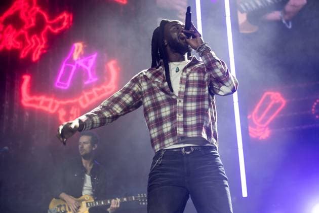 Shaboozey (born Collins Obinna Chibueze) performs at The Country 2 Country Music Festival 2025, Sunday - O2 Arena, London, UK American rapper and singer-songwriter Shaboozey (born Collins Obinna Chibueze) performs at the Country 2 Country (C2C) Music Festival - O2 Arena, London, England, UK on Sunday 16 March 2025., Credit:Justin Ng Avalon UK, England, London, O2 Arena Copyright: xJustinxNgx xAvalonx 0976424247