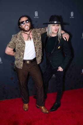 March 16, 2025, Los Angeles, California, USA: MIKHAIL GABRIEL and RANDY MCDAMIEN at The Garden of Forking Paths Spring Fashion Show by SELENEE at the Neue House in Los Angeles, California on March 16, 2025. Los Angeles USA - ZUMAw213 20250316_zep_w213_018 Copyright: xClutchxPocketsxWamblix